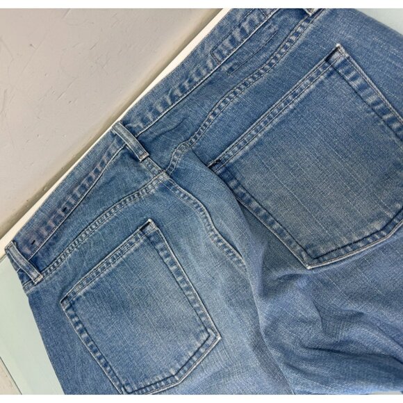 Banana Republic Utility Jeans Mens 35X30 Rugged Boot Leg Button Fly Heavy Duty - Picture 7 of 14